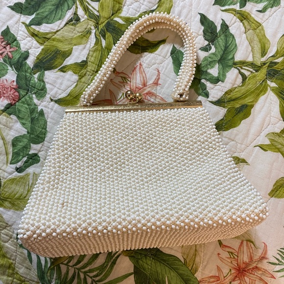 Corde’-Bead Handbags - Vintage Corde’-Bead Purse handbag retro